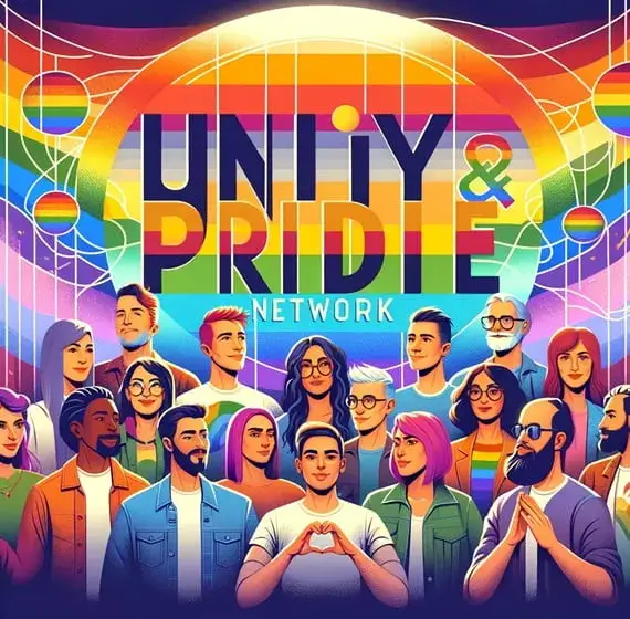 Unity and Pride Network Community Illustration